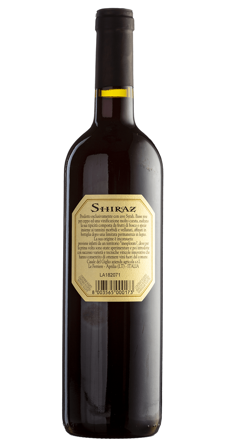 CASALE DEL GIGLIO SHIRAZ 75CL - immagine 2