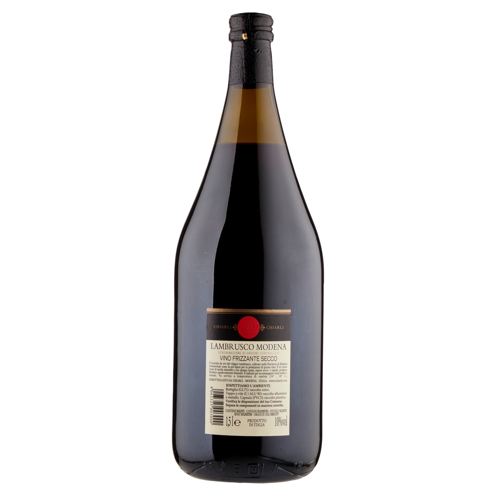 CHIARLI LAMBRUSCO MODENA IGT SECCO 1,5L - immagine 2