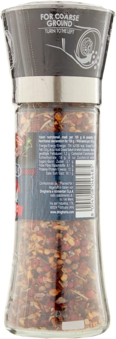La Drogheria 1880, Linea Macinelli Premium BBQ, Pork & Ribs, con Macina Regolabile sul Tappo, Formato da 105 gr - immagine 3