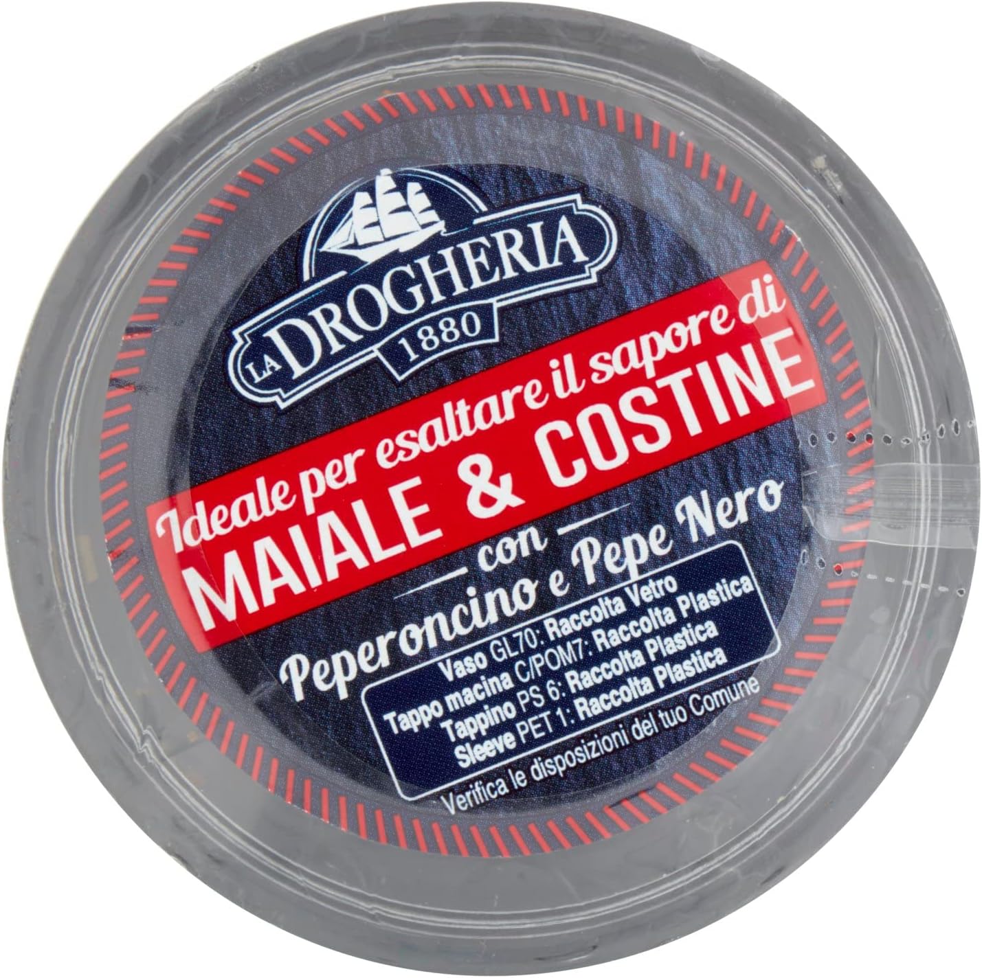La Drogheria 1880, Linea Macinelli Premium BBQ, Pork & Ribs, con Macina Regolabile sul Tappo, Formato da 105 gr - immagine 4