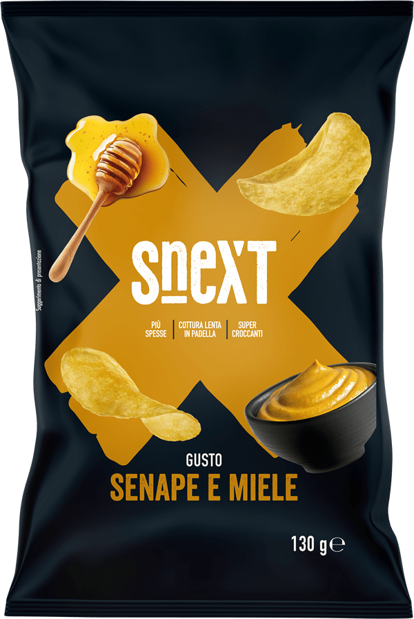 SNEXT PATATINE SENAPE E MIELE 130GR