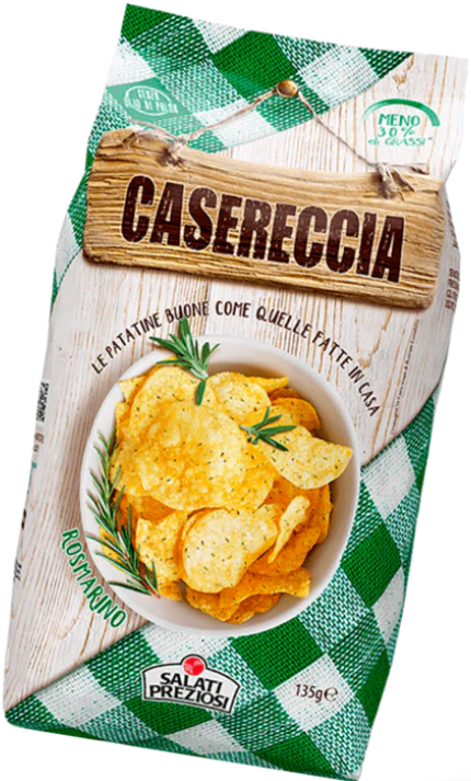 SALATI PREZIOSI CASERECCIA ROSMARINO 135GR