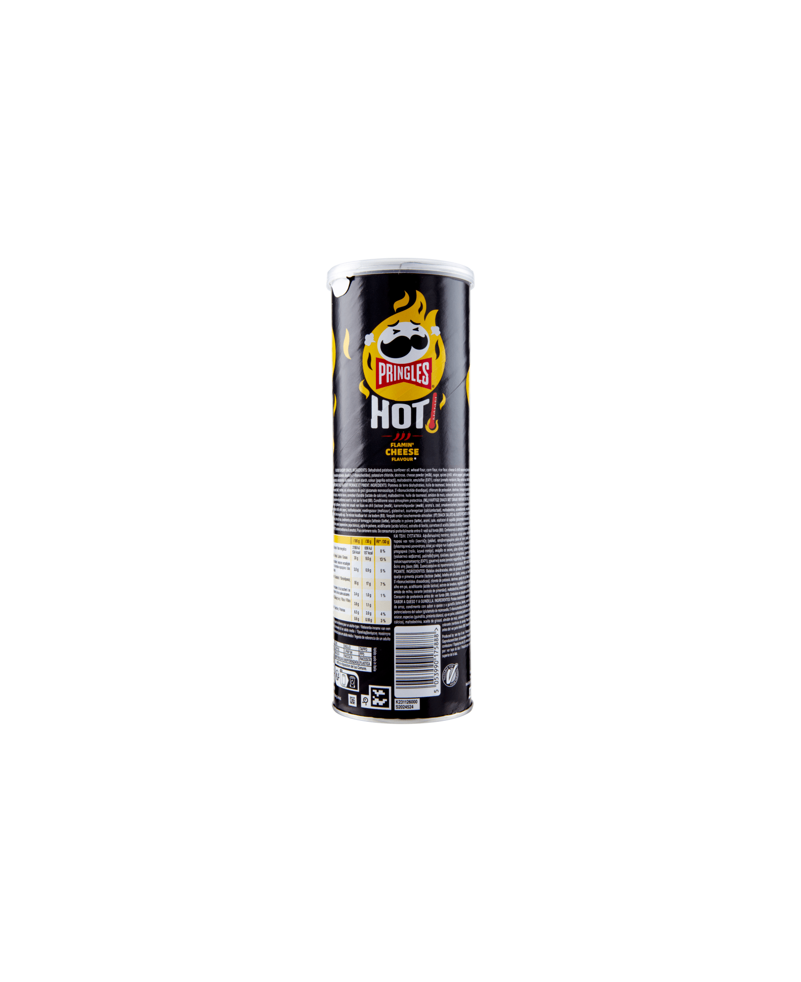 PRINGLES HOT FLAMIN CHEESE FLAVOUR 160GR - immagine 2