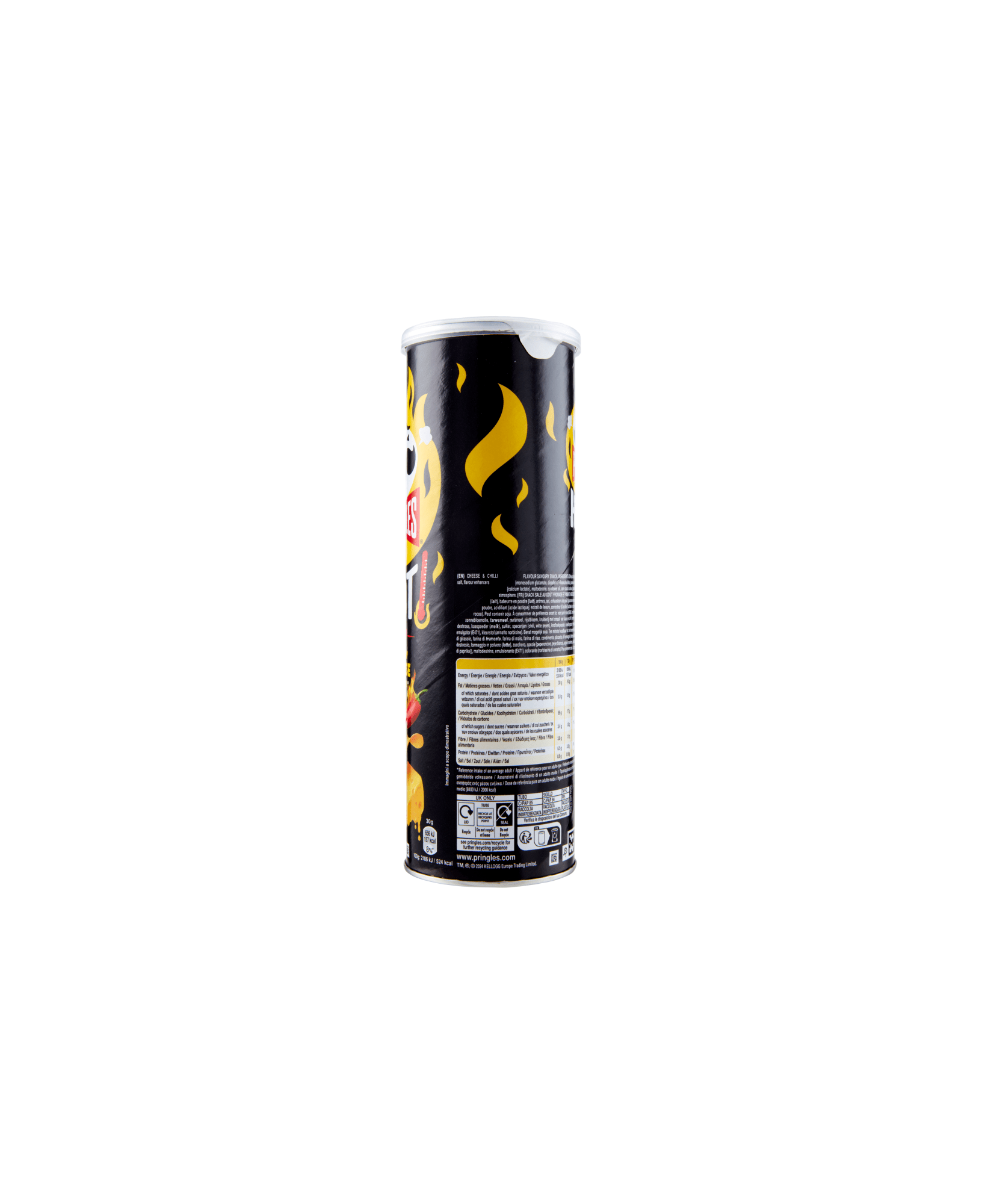 PRINGLES HOT FLAMIN CHEESE FLAVOUR 160GR - immagine 3