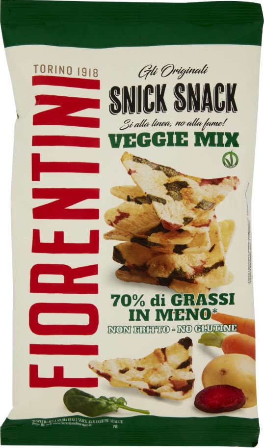 FIORENTINI SNICK SNACK TRIANGOLI VEGGIE 70GR