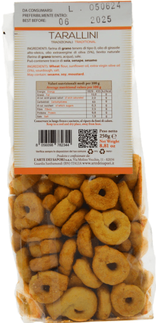 ARTE SAPORI TARALLI CLASSICI 250GR - immagine 2
