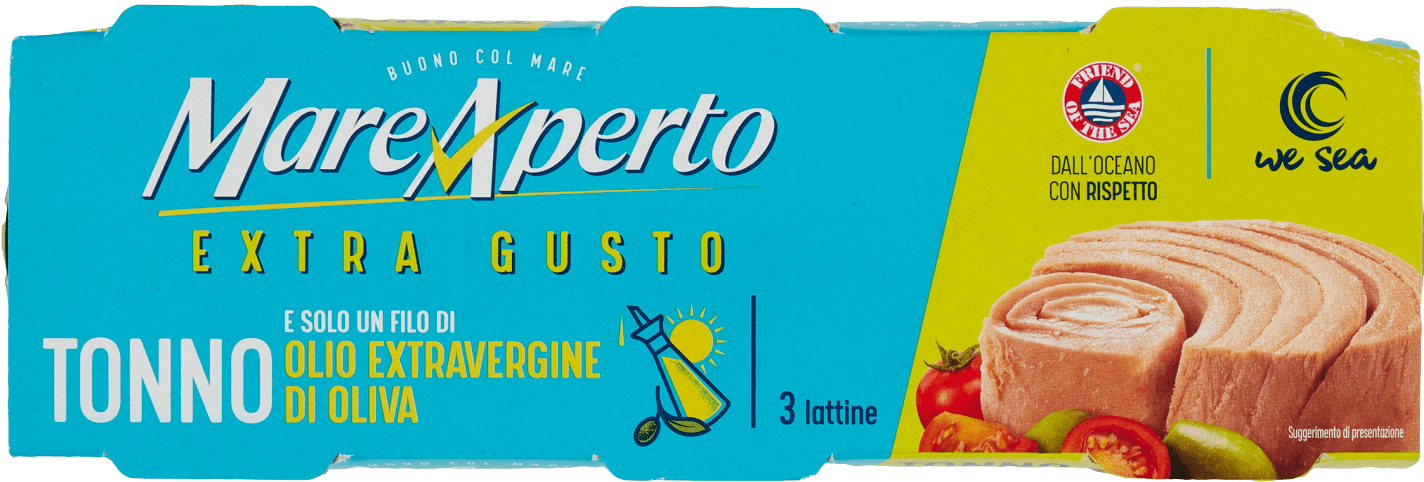 MARE APERTO TONNO LEGGERO EVO 3X60GR