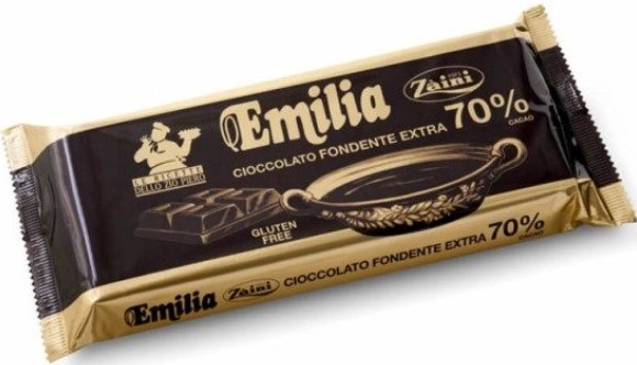 ZAINI EMILIA BLOCCO FONDENTE 70% 300GR