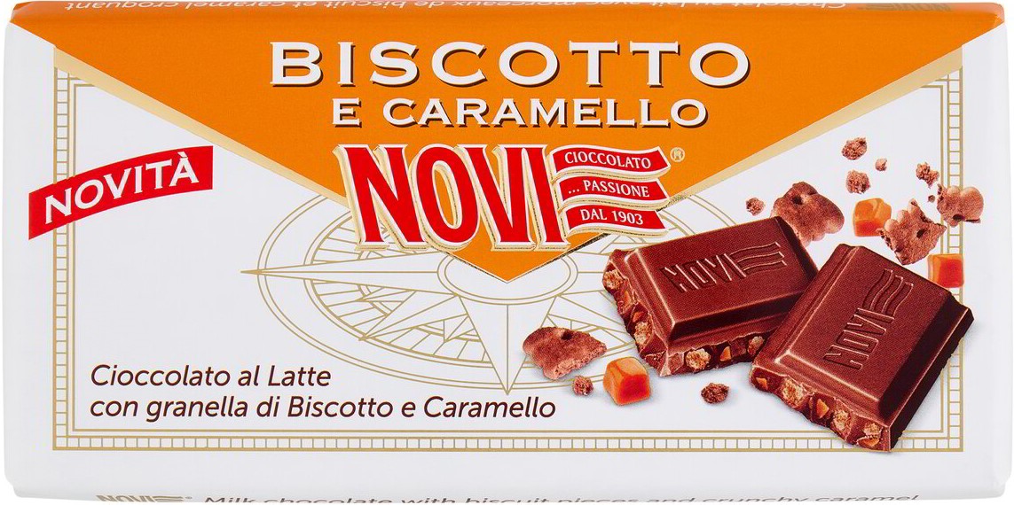 NOVI TAVOLETTA BISCOTTO CARAMELLO 100GR