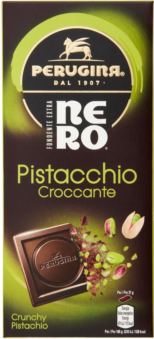 PERUGINA NERO TAVOLETTA PISTACCHIO 85GR