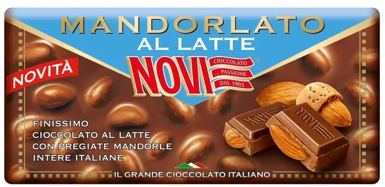NOVI TAVOLETTA LATTE & MANDORLE 100GR