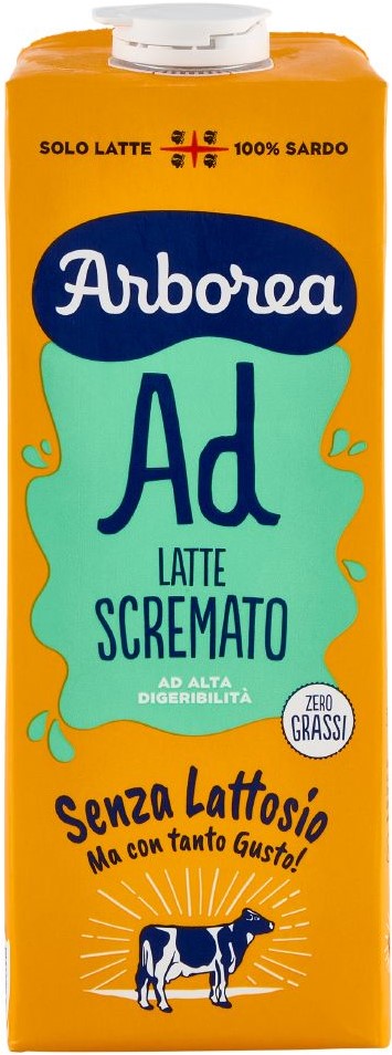 ARBOREA LATTE SCREMATO SENZA LATTOSIO UHT 1L