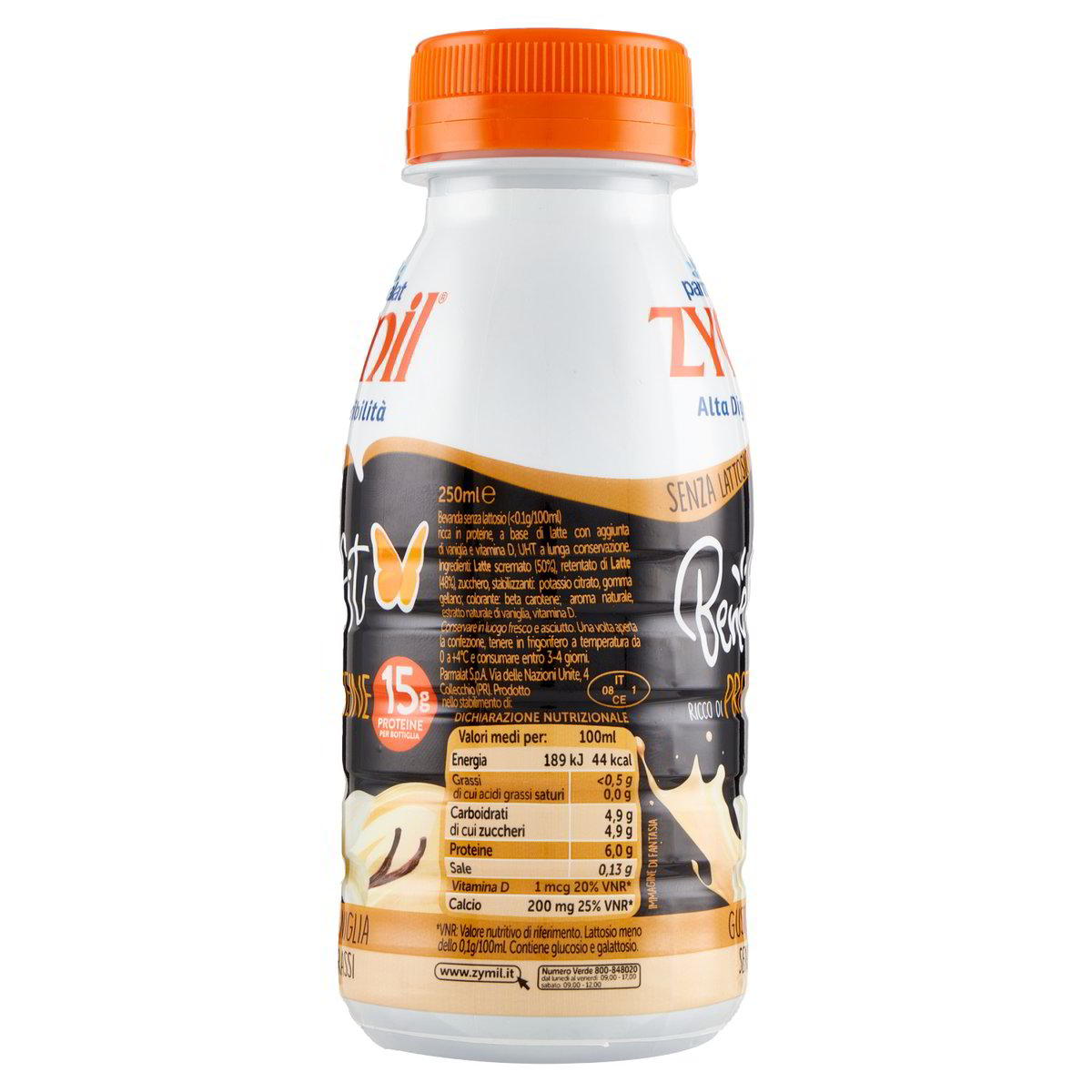 PARMALAT ZYMIL PROTEINE VANIGLIA 250ML - immagine 2
