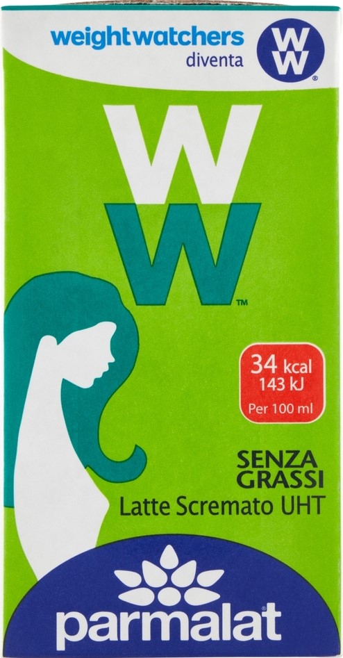 PARMALAT LATTE SCREMATO WEIGHT WATCHERS BRIK UHT 500ML
