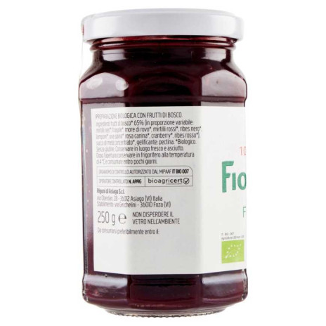 RIGONI DI ASIAGO CONFETTURA BIO FRUTTI BOSCO 250GR - immagine 2