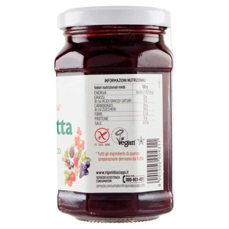 RIGONI DI ASIAGO CONFETTURA BIO FRUTTI BOSCO 250GR - immagine 4