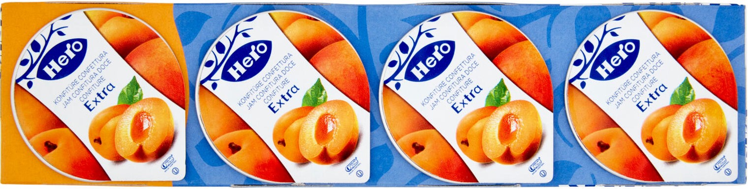 HERO CONFETTURA POKER ALBICOCCA 4X25GR
