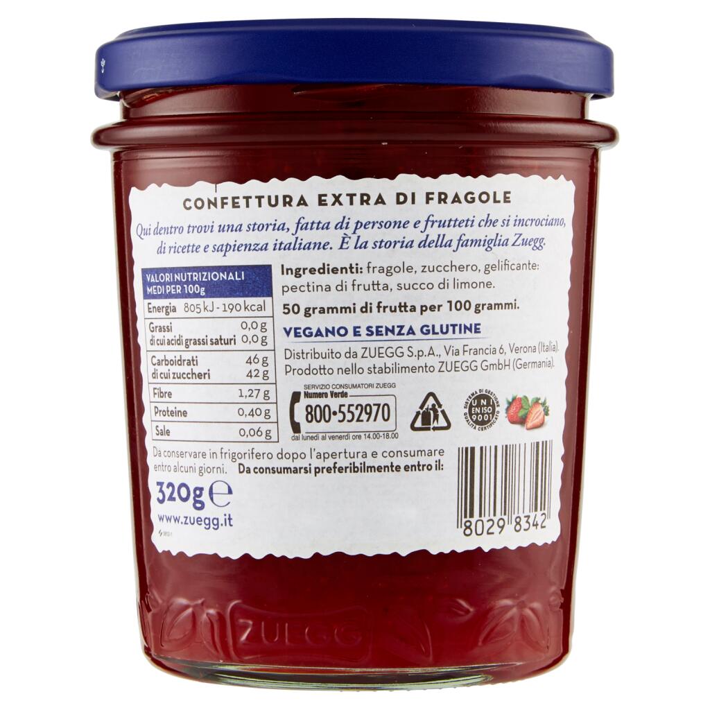 ZUEGG CONFETTURA FRAGOLE 320GR - immagine 2