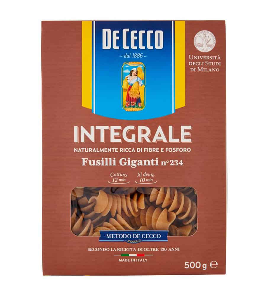 DE CECCO FUSILLI GIGANTI N. 234 INTEGRALI 500 GR - immagine 6