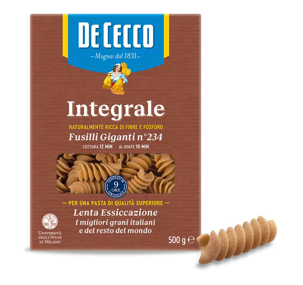 DE CECCO FUSILLI GIGANTI N. 234 INTEGRALI 500 GR - immagine 7