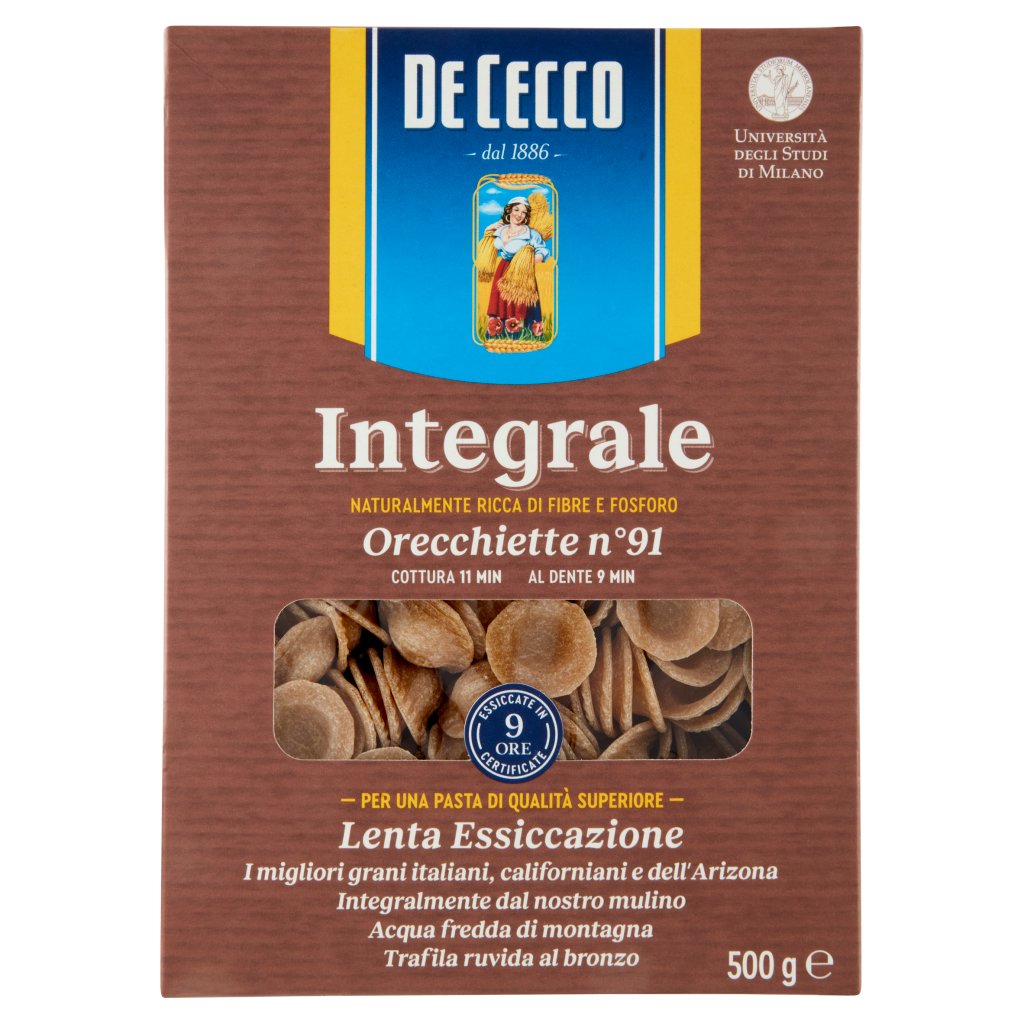 DE CECCO ORECCHIETTE N. 91 INTEGRALI 500 GR - immagine 4