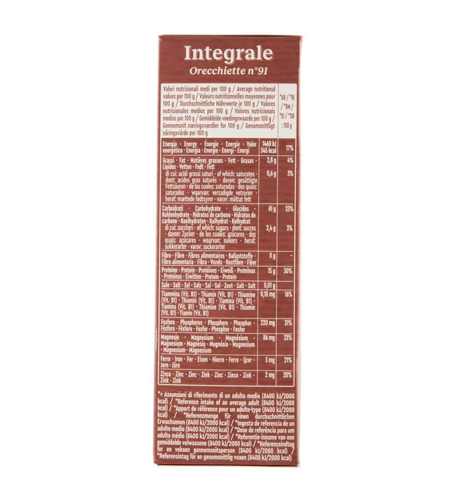 DE CECCO ORECCHIETTE N. 91 INTEGRALI 500 GR - immagine 8
