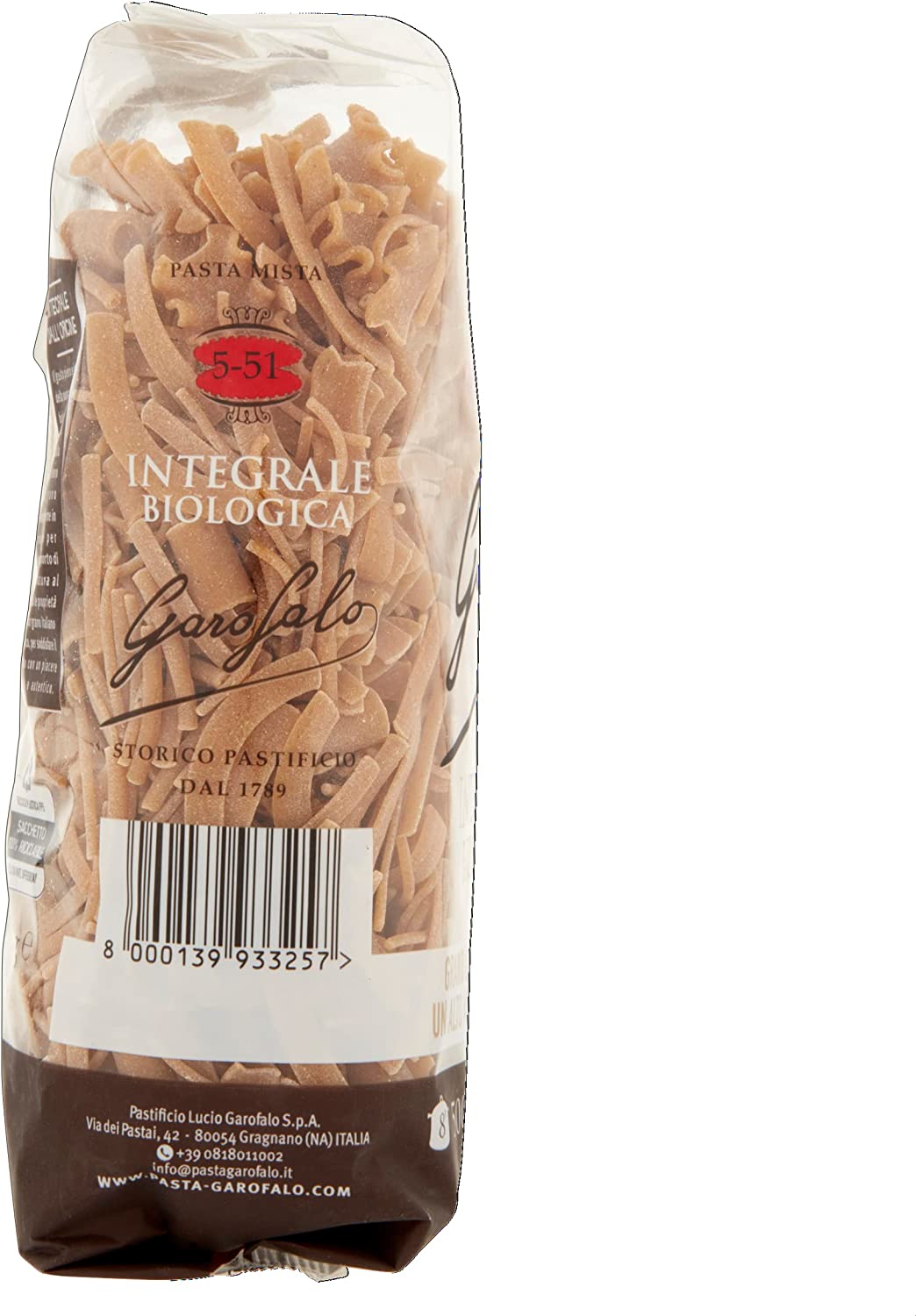 GAROFALO PASTA MISTA 5-51 INTEGRALE 500 GR - immagine 3