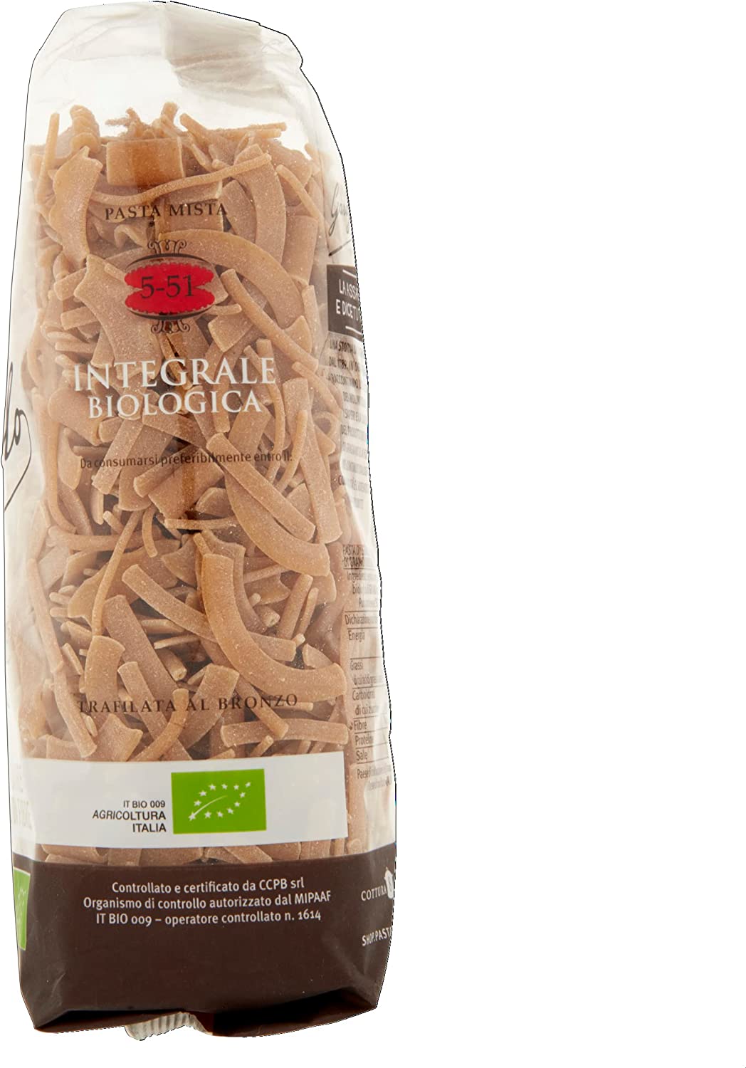 GAROFALO PASTA MISTA 5-51 INTEGRALE 500 GR - immagine 4