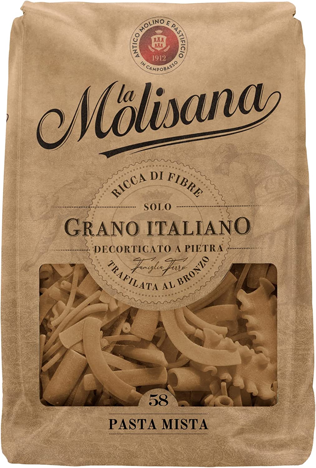LA MOLISANA PASTA MISTA N. 58 INTEGRALE 500 GR