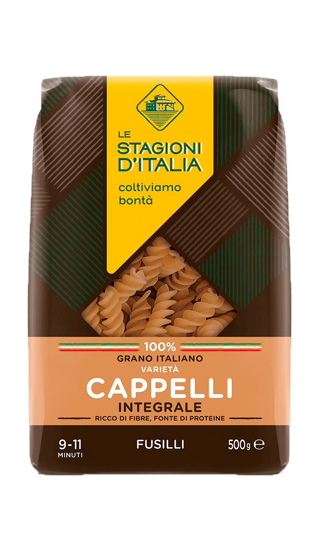 LE STAGIONI D'ITALIA FUSILLI INTEGRALI VARIETA' CAPPELLI 500 GR - immagine 2