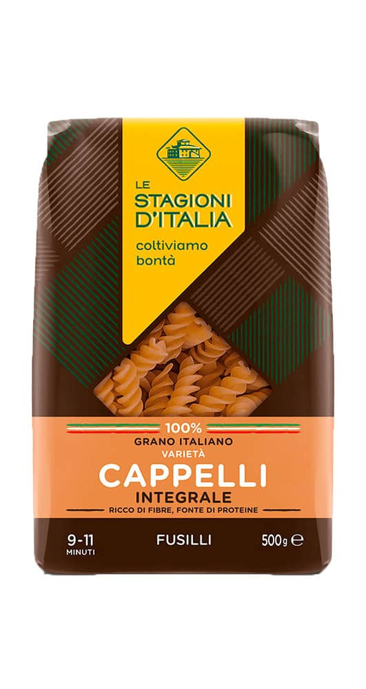 LE STAGIONI D'ITALIA FUSILLI INTEGRALI VARIETA' CAPPELLI 500 GR - immagine 3
