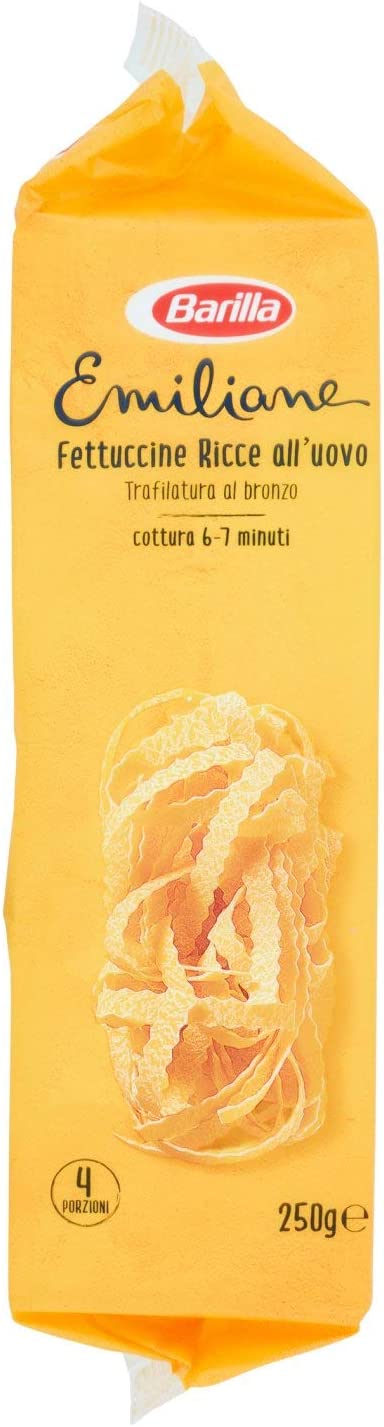 BARILLA EMILIANE FETTUCCINE RICCE ALL'UOVO 250 GR - immagine 4