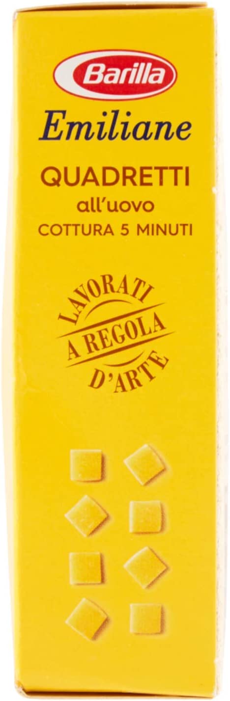 BARILLA EMILIANE QUADRETTI ALL'UOVO 275 GR - immagine 3