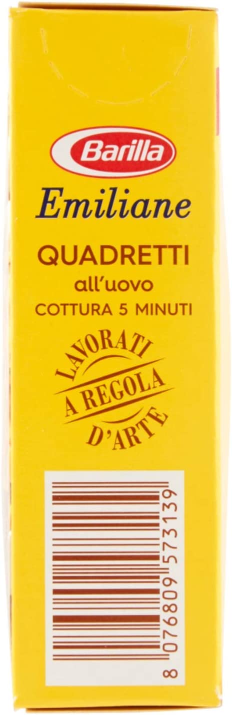 BARILLA EMILIANE QUADRETTI ALL'UOVO 275 GR - immagine 4