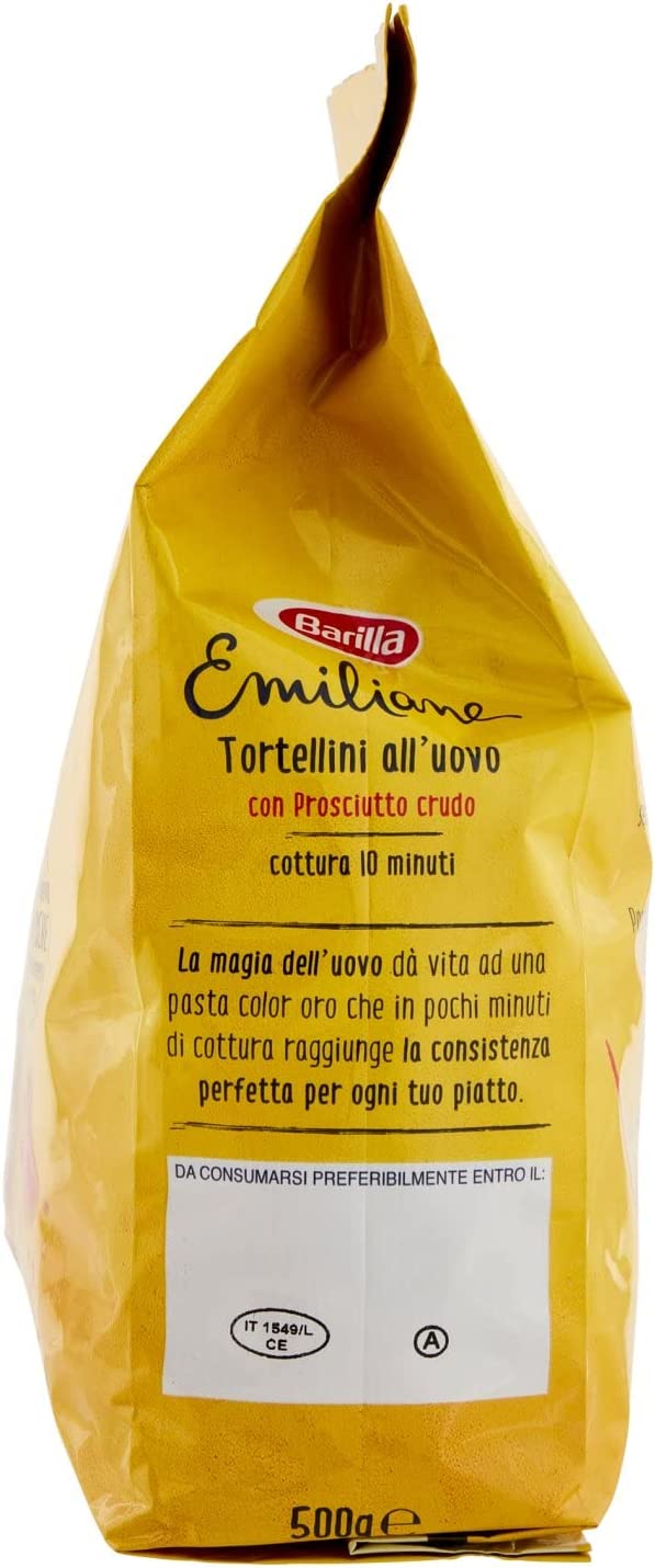 BARILLA EMILIANE TORTELLINI CON PROSCIUTTO CRUDO 500 GR - immagine 4