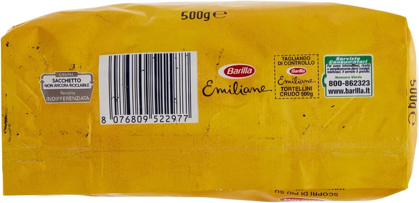 BARILLA EMILIANE TORTELLINI CON PROSCIUTTO CRUDO 500 GR - immagine 5