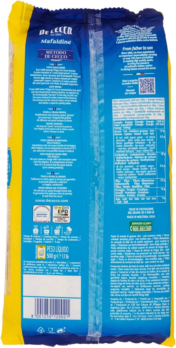 DE CECCO MAFALDINE N.2 500 GR - immagine 5