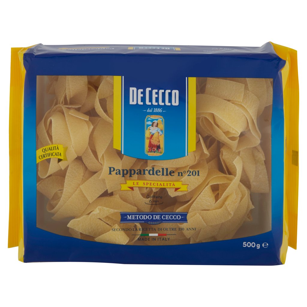 DE CECCO PAPPARDELLE N. 201 DI SEMOLA 500 GR