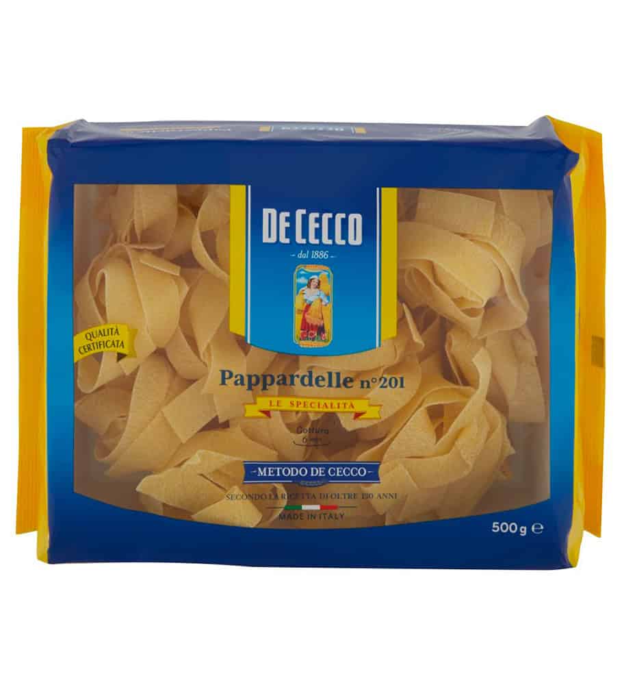 DE CECCO PAPPARDELLE N. 201 DI SEMOLA 500 GR - immagine 6