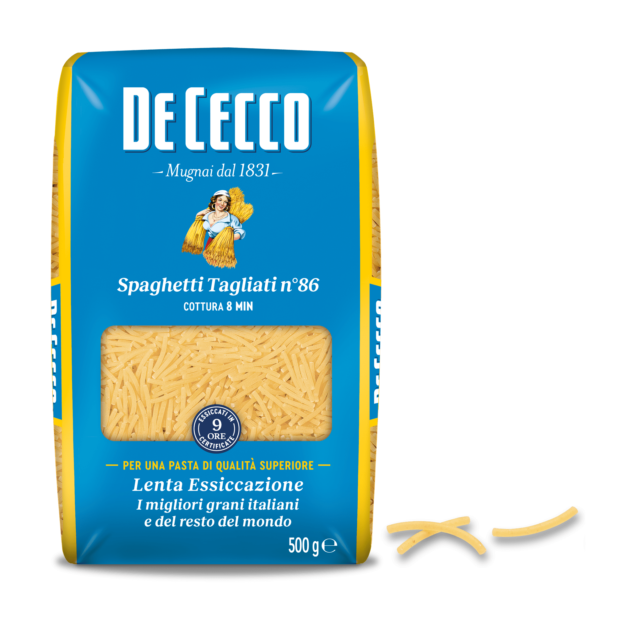 DE CECCO SPAGHETTI TAGLIATI N. 86 500 GR