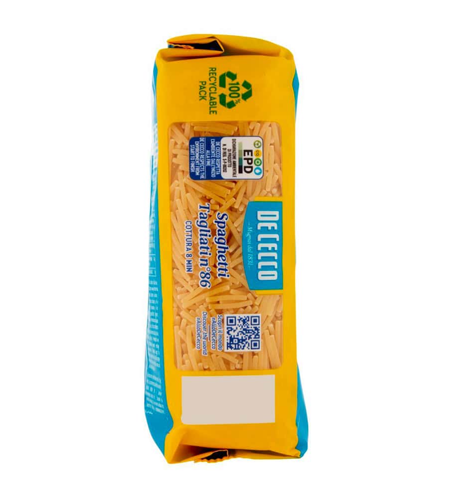 DE CECCO SPAGHETTI TAGLIATI N. 86 500 GR - immagine 7