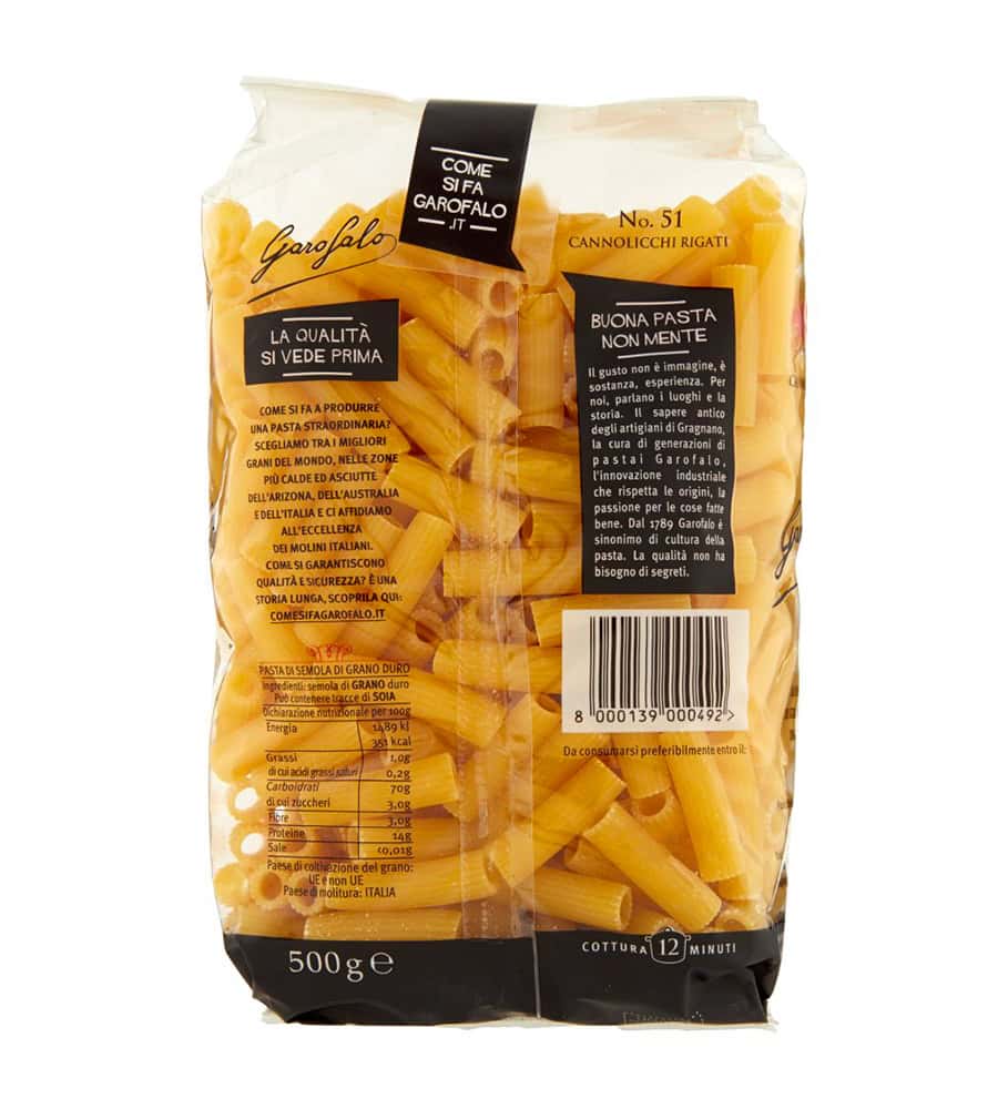 GAROFALO CANNOLICCHI RIGATI N. 51 500 GR - immagine 6