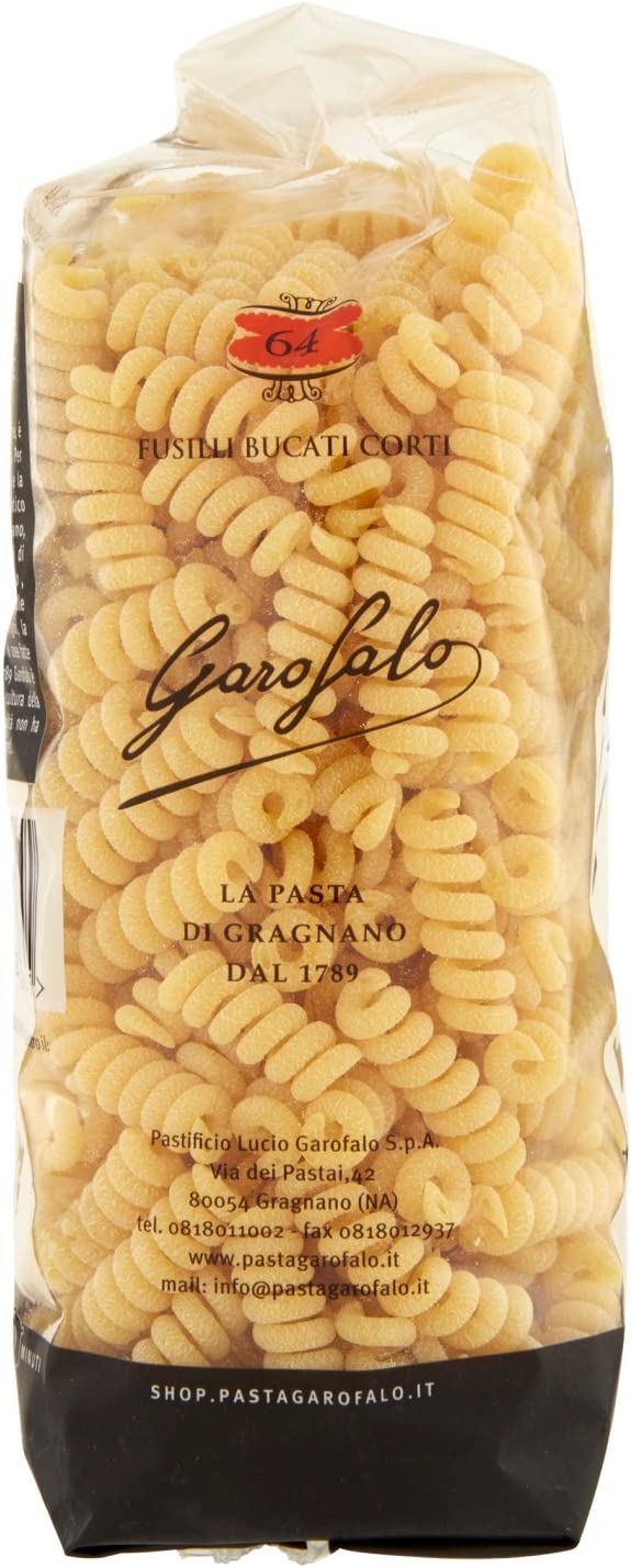 GAROFALO FUSILLI BUCATI CORTI N. 64 500 GR - immagine 3