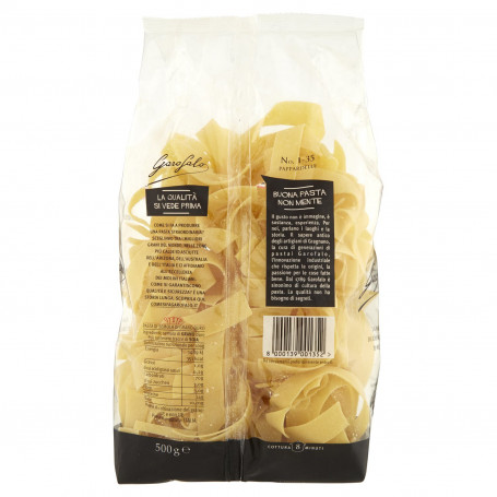 GAROFALO PAPPARDELLE NIDO DI SEMOLA N. 1-35 500 GR - immagine 2