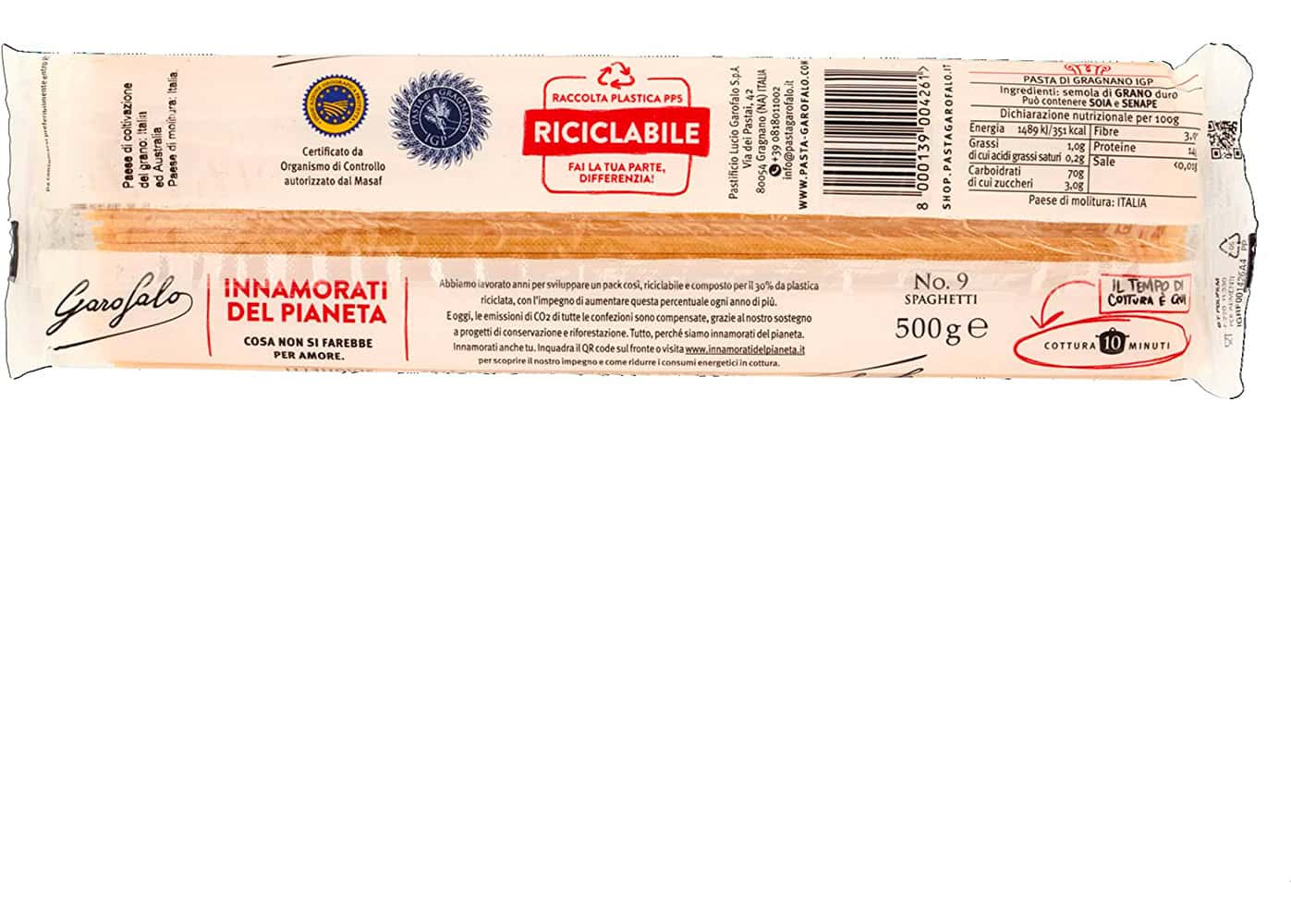 GAROFALO SPAGHETTI N. 9 500 GR - immagine 7