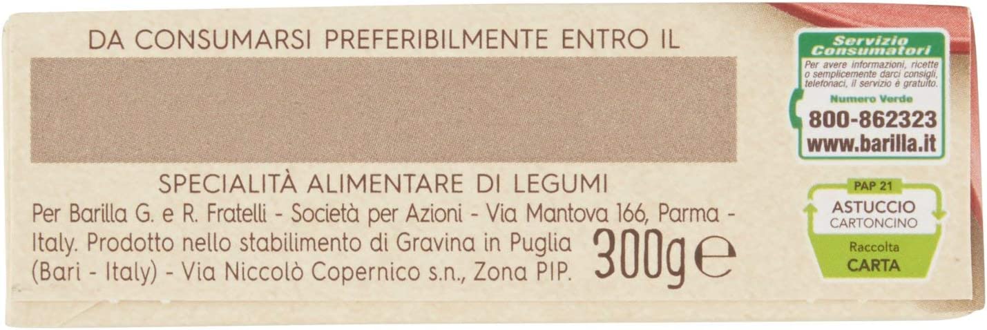 BARILLA LEGUMOTTI LENTICCHIE ROSSE, CECI E PISELLI 300 GR - immagine 6