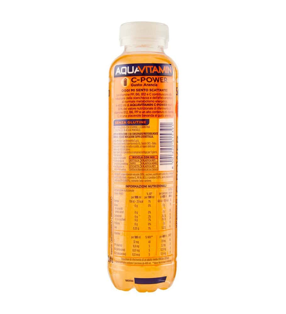 SAN BENEDETTO ACQUAVITAMIN ARANCIA 40 CL - immagine 4