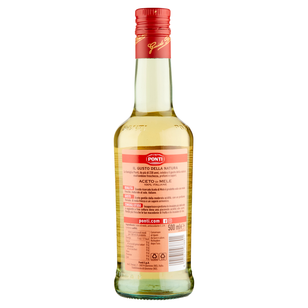 PONTI ACETO MELE 100% IT.500ML - immagine 3
