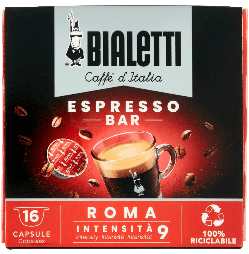 BIALETTI ESPRESSO ROMA 16 CAPSULE X 7 GR