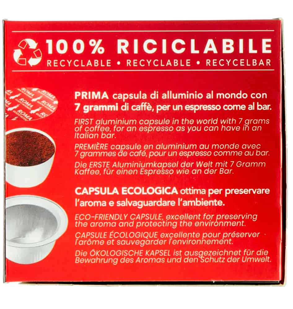 BIALETTI ESPRESSO ROMA 16 CAPSULE X 7 GR - immagine 6